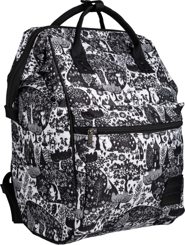 Moomin by Martinex Samu Park Ryggsekk, Black/White - Ryggsekker - 100% Polyester