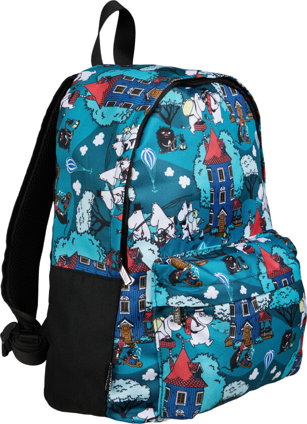 Moomin by Martinex Samu Nipsu Hemgården Ryggsekk, Teal - Ryggsekker - 100% Polyester