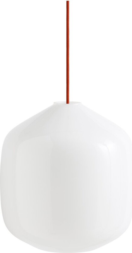 Buoy pendel Ø30 cm Opal glass-rusty red