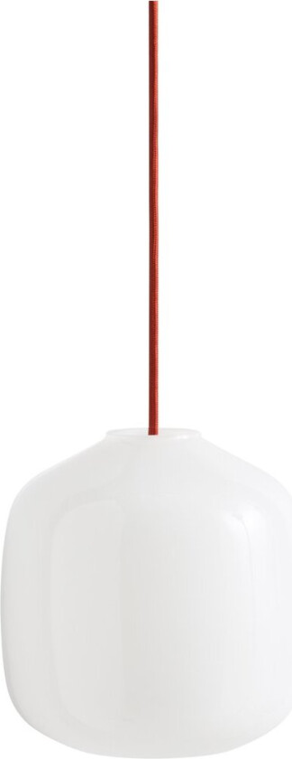 Buoy pendel Ø20 cm Opal glass-rusty red