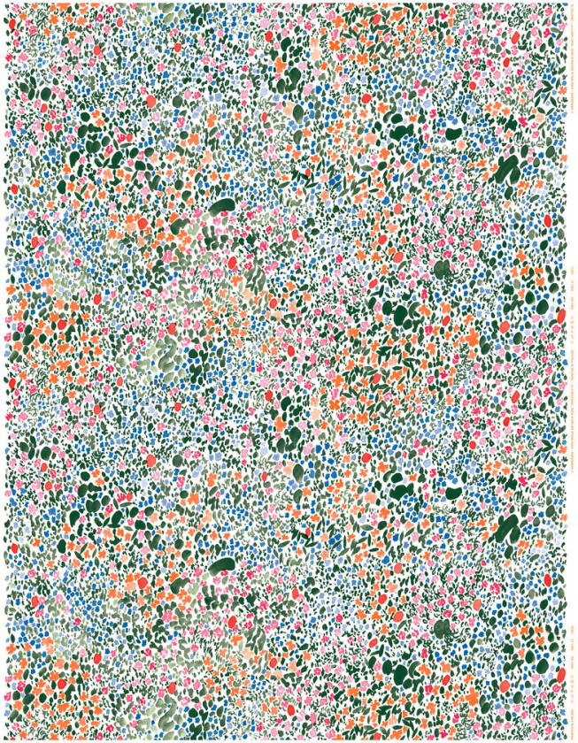 Rantaniitty voksduk White-multi