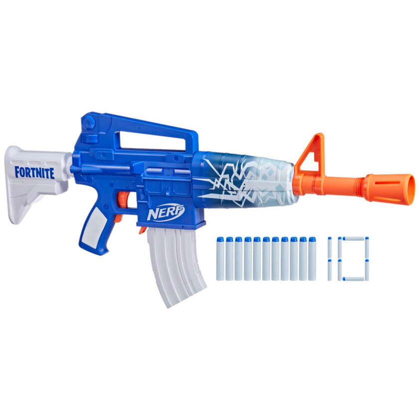 Bilde av Fortnite Blaster M/ 10 Skumpiler - Blue Shock