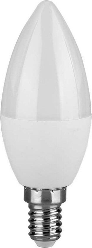 C37 LED Lyspære 3,7W E14 - Plast, Samsung Chip, 6500K. - Kulør : Kald