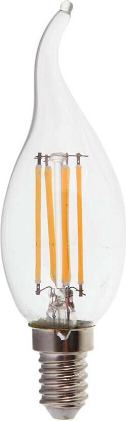 4W LED lyspære E14 - Flammelignende glødetråd, 4000K - Kulør : Nøytral