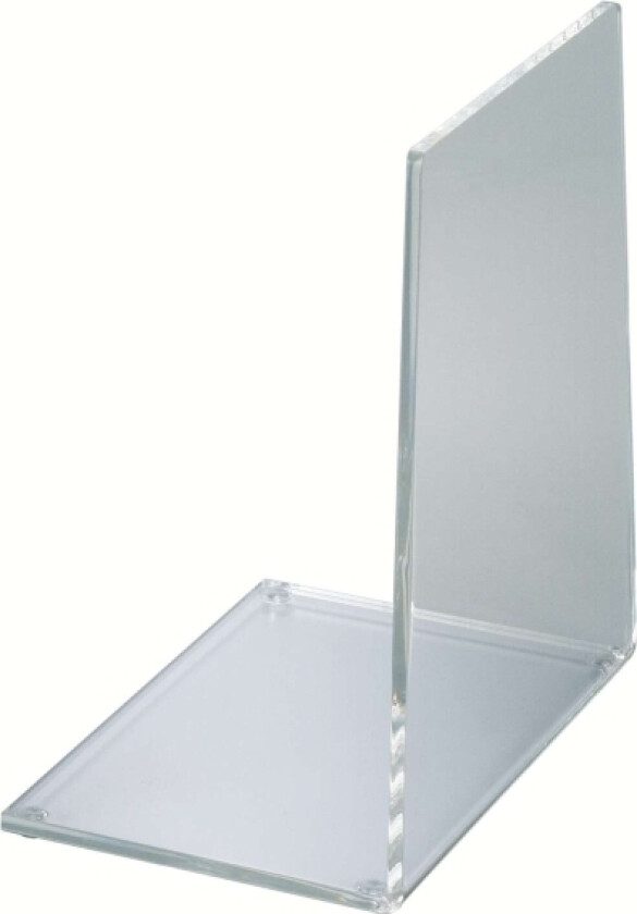 Maul Akryl Bokstøtte, Krystallklar, Tykkelse: 4 Mm, Mål: (B)93 X (D)136 X (H)158 Mm, Inkl. Selvklebende Nupper (19580-05)
