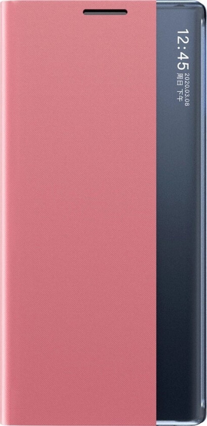 Nytt Sleep Case-Deksel Til Samsung Galaxy S25, Deksel Med Klaff Og Stativ - Rosa