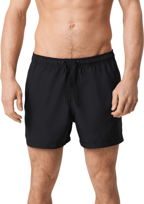 Borg Solid Swim Shorts, badeshorts, herre Black Beauty