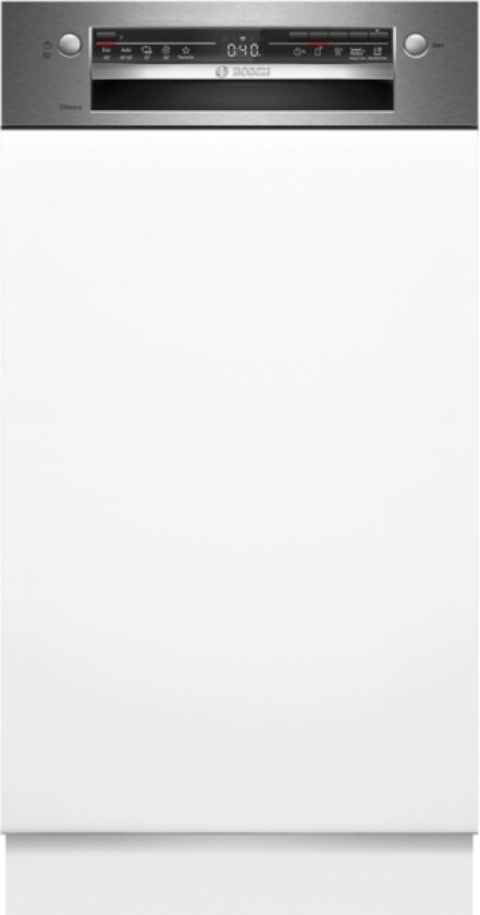 Serie 2 Spi2hks42e, Halvveis Innebygget, Slimline (45 Cm), Sort, Rustfritt Stål, Knapper, Berøringskontroll, 1,75 M, 1,65 M