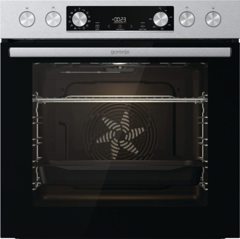 Bc6737e02x, Stor, Elektrisk Ovn, 77 L, 300 °C, Innebygget, Rustfritt Stål