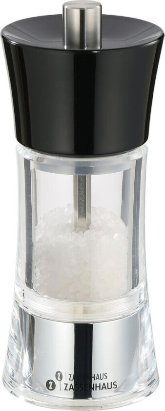 Saltkvern Aachen Akryl, Svart, 14 Cm