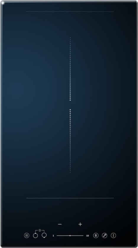 Hoi30p1flex - Induksjonskomfyrtopp - 2 Plater - Nisje - Bredde: 26.8 Cm - Dybde: 50 Cm - Uten Ramme - Svart