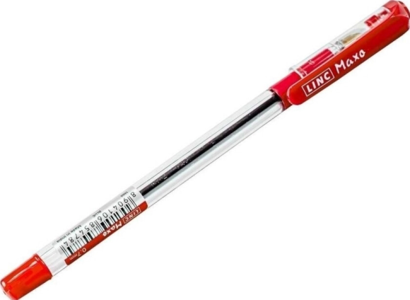 Kulepenn Maxo 3010Red Rød 0,7