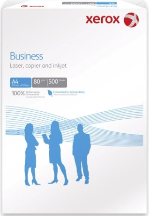 Kopipapir Xerox Business 80G A4 500Ark/Pak - (5 Stk.)