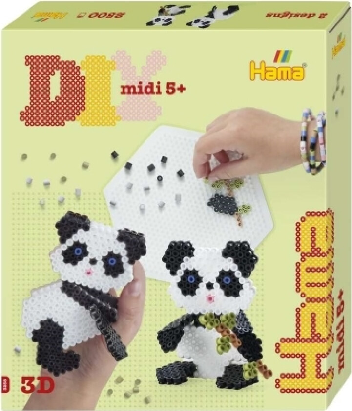 Hama Midi Gaveæske 3D Panda
