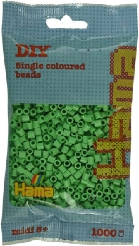 Hama Midi Perler 1000Stk Klar Grøn