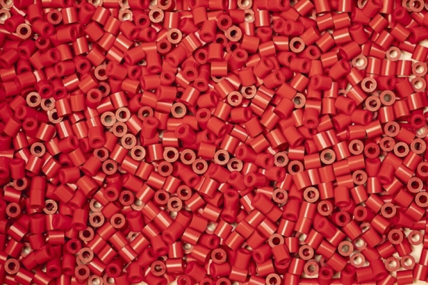 Hama Midi Perler 6000Stk Kirsebærrød