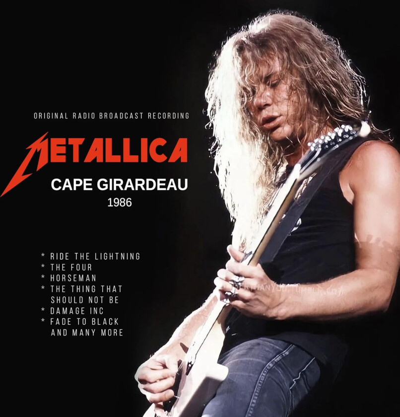 Metallica  Cape Girardeau 1986  CD