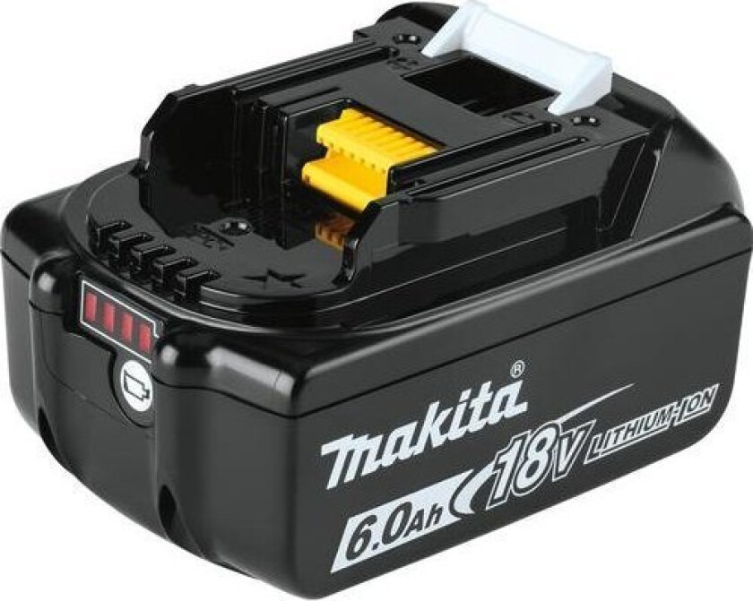 Ekstra Digitalt Batteri For Verktøy Makita 18V, 6,0Ah, 197422-4, Bl1860b Li-Ion