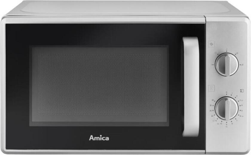 AMMF20M1S Mikrobølgeovn - 20L, 700W - Sølv