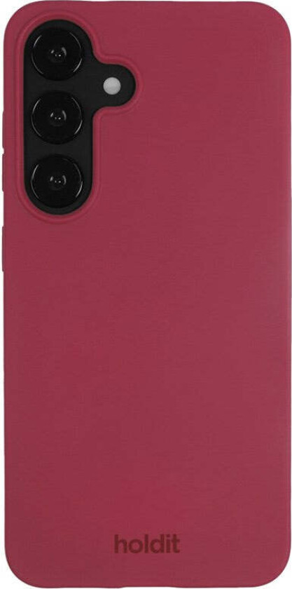 Samsung Galaxy S25 Soft Touch Silikon Deksel - Red Velvet
