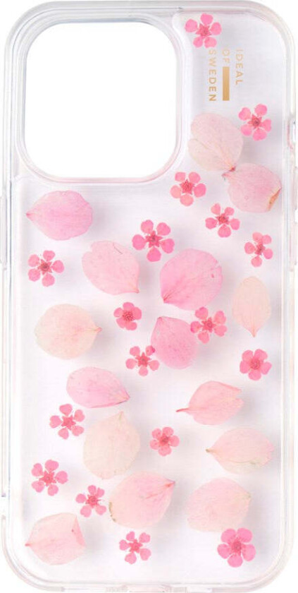 iDeal Of Sweden iPhone 14 Pro Clear Case - Cherry Blossom