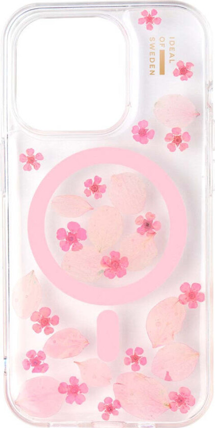 iDeal Of Sweden iPhone 14 Pro Clear Case - MagSafe Kompatibel - Cherry Blossom