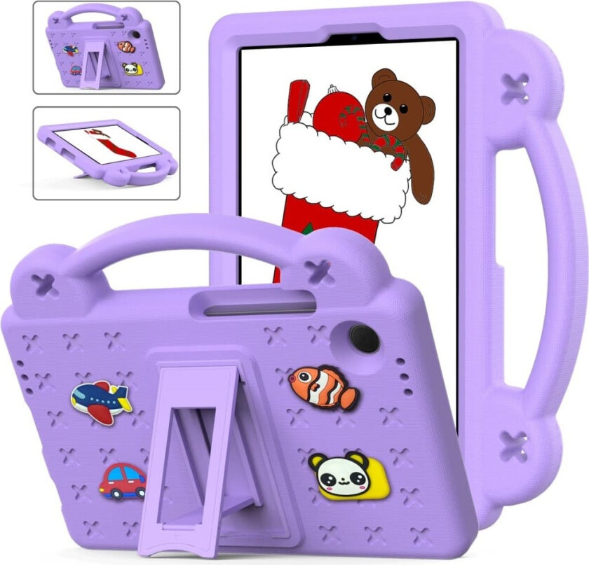 Til Samsung Galaxy Tab A9 EVA Foam Stativdeksel - Lilla