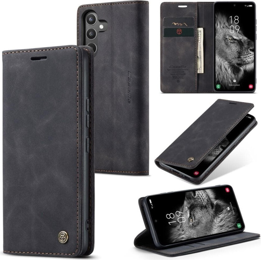 CASEME Lommebok-deksel Samsung Galaxy A34 - Svart