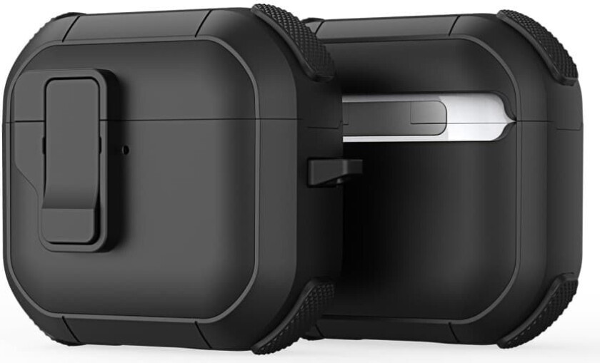 Til AirPods 4-deksel DUX DUCIS PC+TPU Bluetooth-deksel/deksel med krok