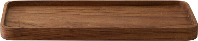 Teak serveringsbrett 12,5x27,5 cm Brun