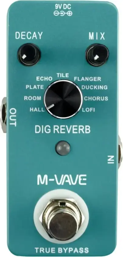 M-vave Dig Reverb effektpedal for gitar