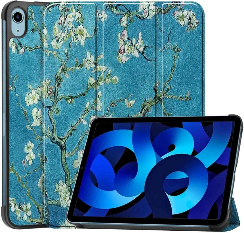 Apple iPad 10.9 2022 Trippeldeksel med smal passform - Blossom