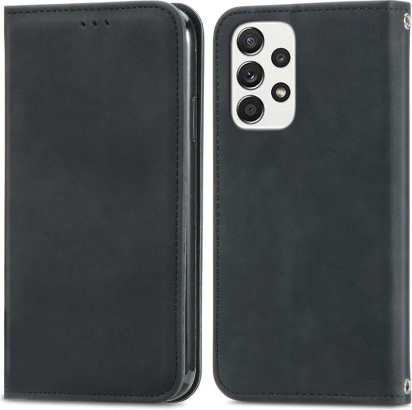 Vintage Samsung Galaxy A33 5G Lommebok-deksel - Svart