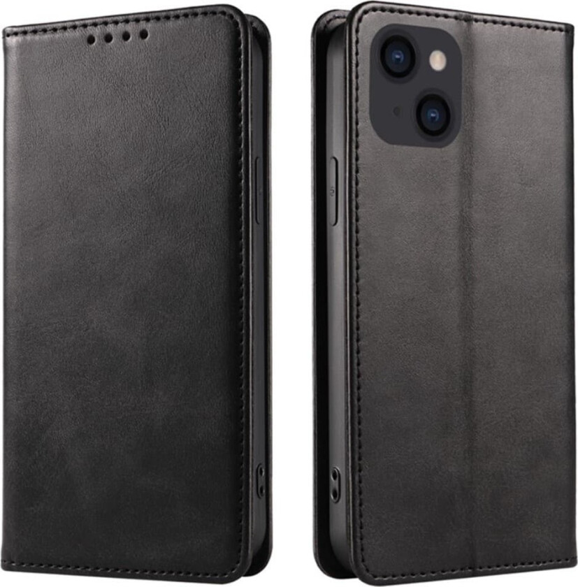 Lommebokstativ Telefondeksel til iPhone 15 Pro Max - Svart