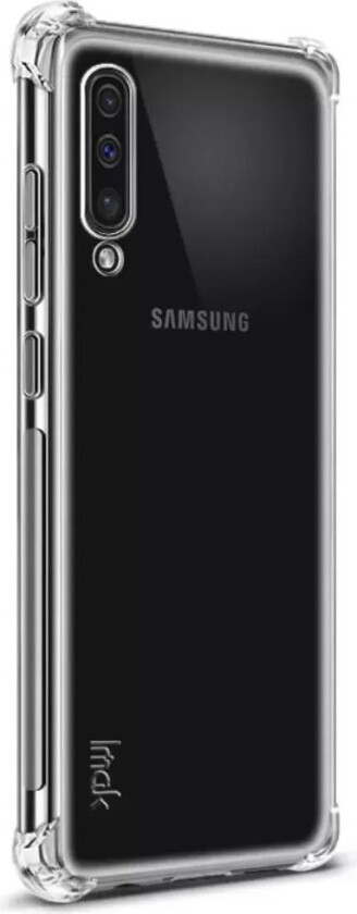 Samsung Galaxy A30s / A50 Fleksibel Plast Deksel m. Fleksibel Skjermbeskytter - Gjennomsiktig