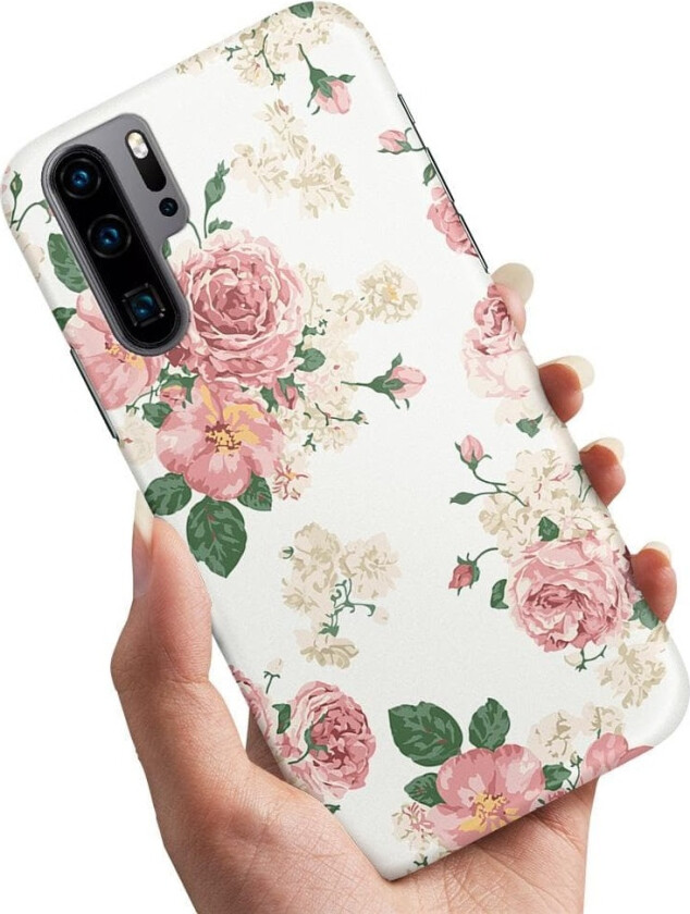 Huawei P30 Pro - Deksel/Mobildeksel Retro Blomster