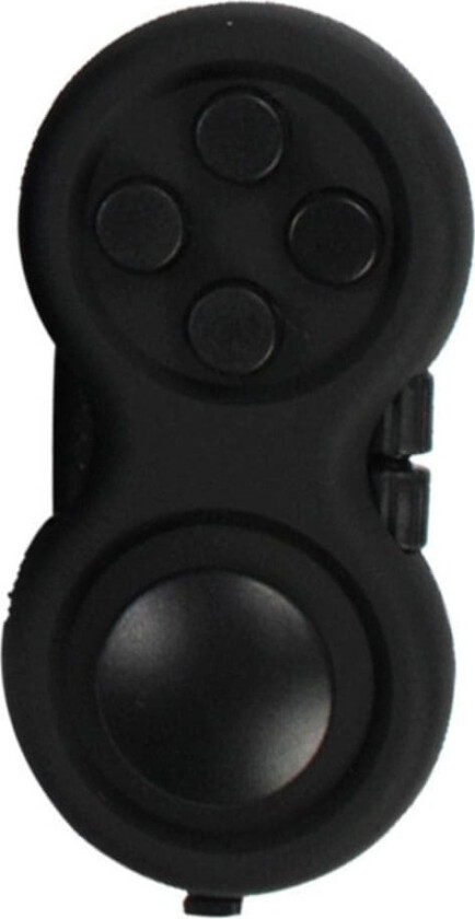 Fidget Spinner Relaxation Pill Joystick med Nøkkelring - Svart