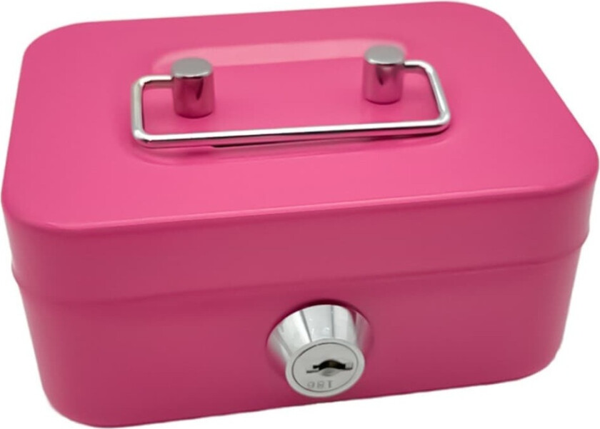 Bilde av Safe Box med nøkkel - Rosa