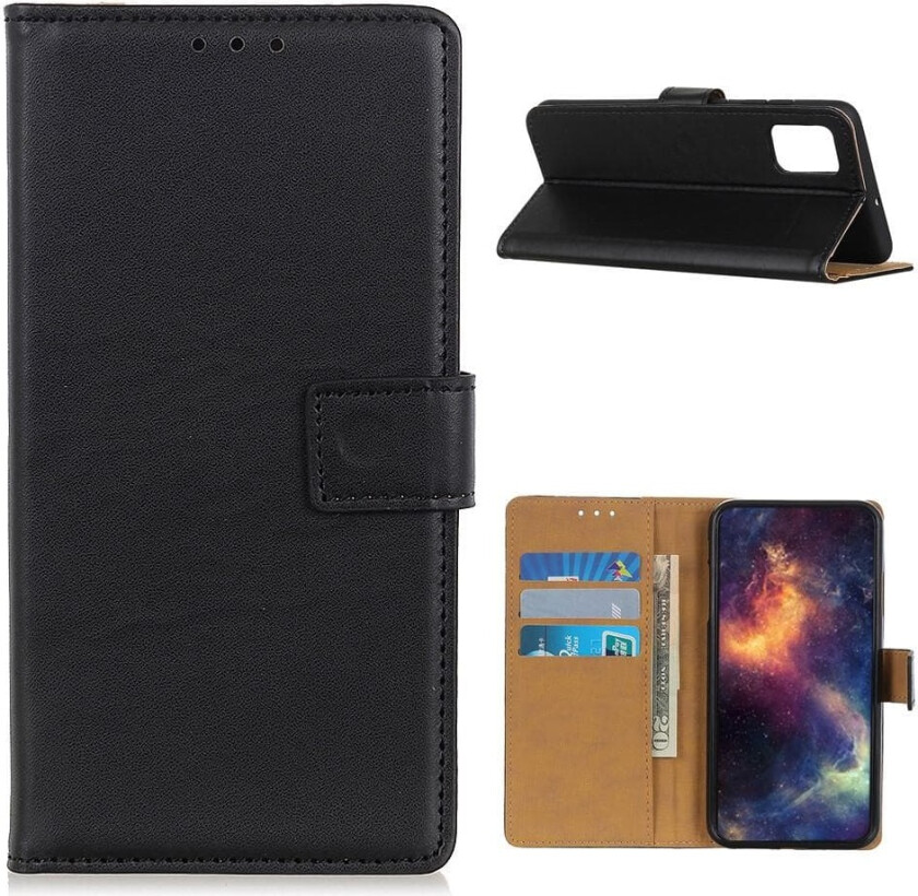 Samsung Galaxy A02s Lommebok-deksel - Svart