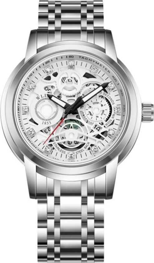 Herrearmbåndsur Armbåndsur WLISTH S518 Quartz Sølv