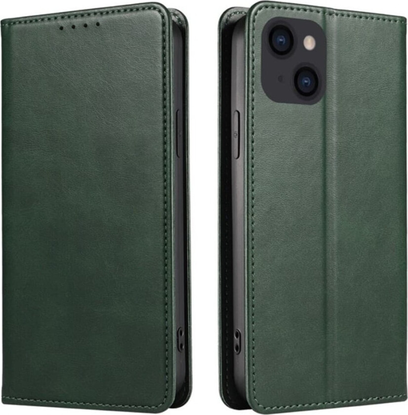 Lommebokstativ Telefondeksel til iPhone 15 Pro Max - Grønn