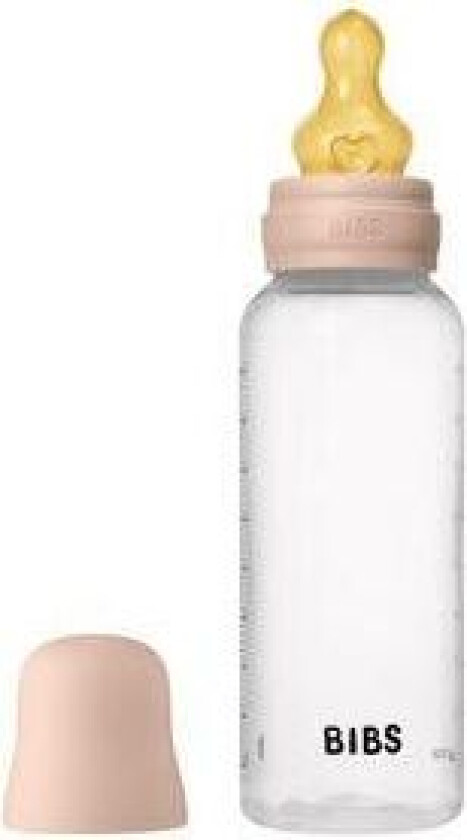 Baby Bottle Round Latex 270 ml Medium Flow Blush - 1 stk.