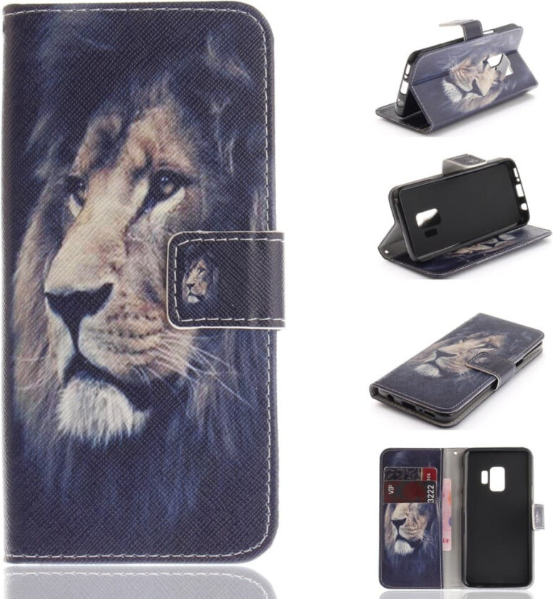 Samsung Galaxy S9 Lommebok-deksel - Løve