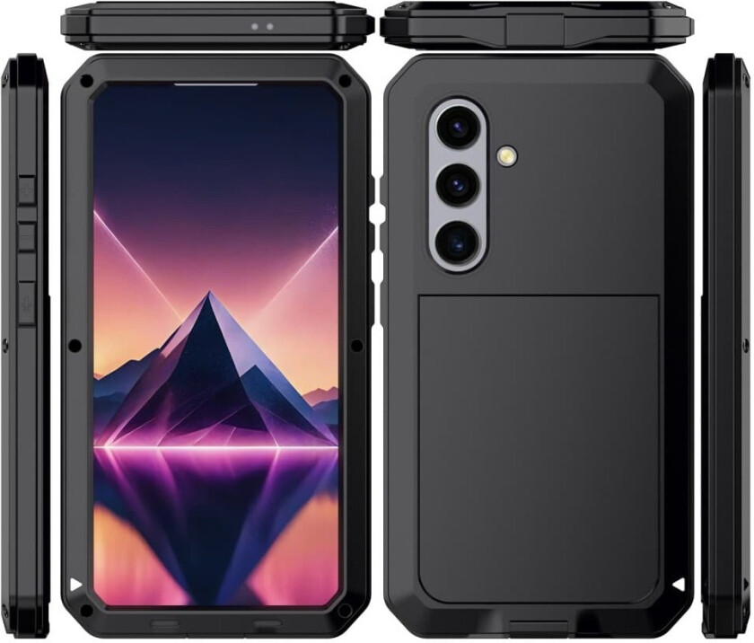 Samsung Galaxy S24+ (Plus) Etui Armour beskyttelsesdeksel Deksel + herdet glass