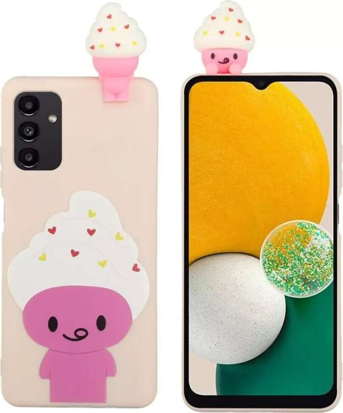 Samsung Galaxy A14 (5G) Fleksibelt Plastdeksel 3D - Is