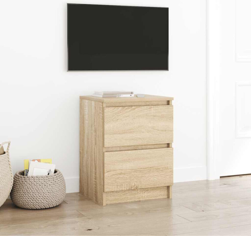 TV-benk sonoma eik 40x35x54 cm konstruert tre