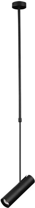 GU10 lampe svart - aluminium lampeholder