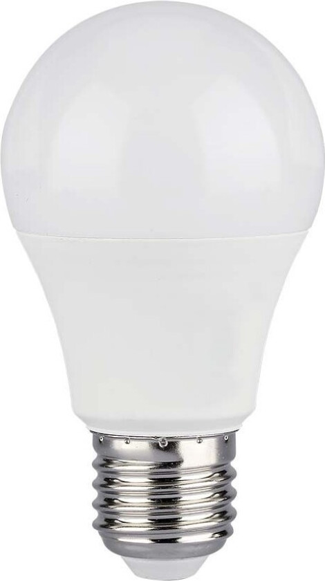 8.5W LED pære RGB+4000K dimbar E27 - A60, smart, RF-kontroll 24 knapper - Dimbar : Via fjernkontroll, Kulør : RGB + Nøytral Hvit