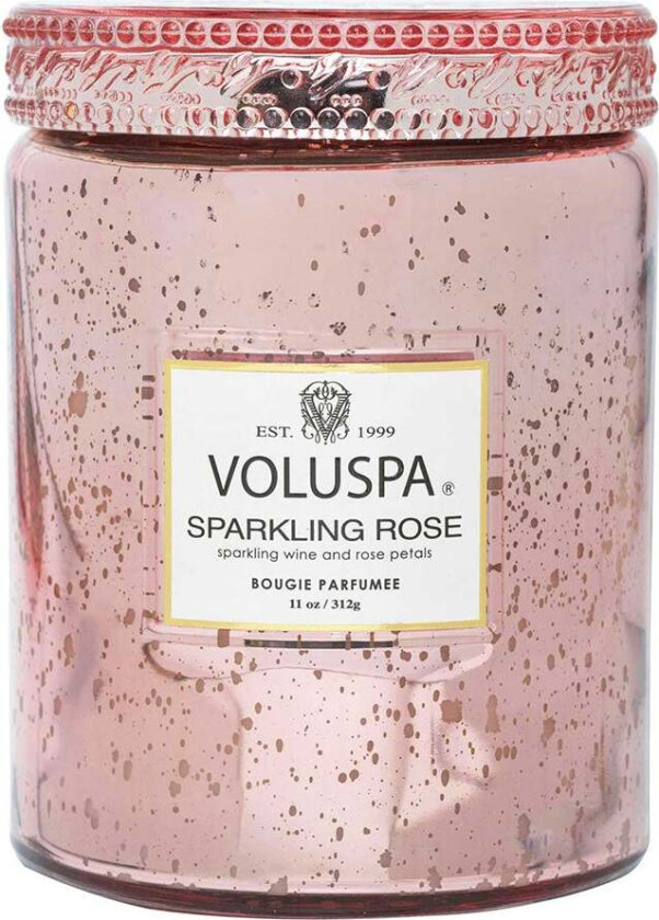 Large Jar Candle Sparkling Rose, 510 g  Duftlys