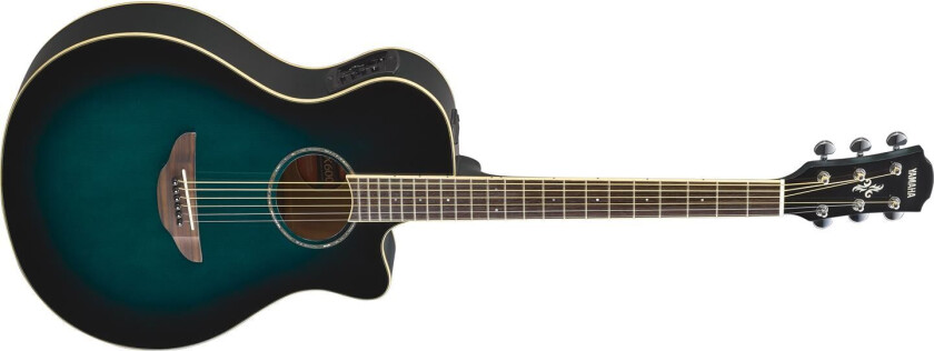 APX600 Electro Acoustic Oriental Blue Burst